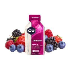 GU ENERGY GEL Triberry energia zselé (koffeinnel)