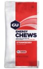 GU Energy Chews Strawberry energia zselé - gumicukor