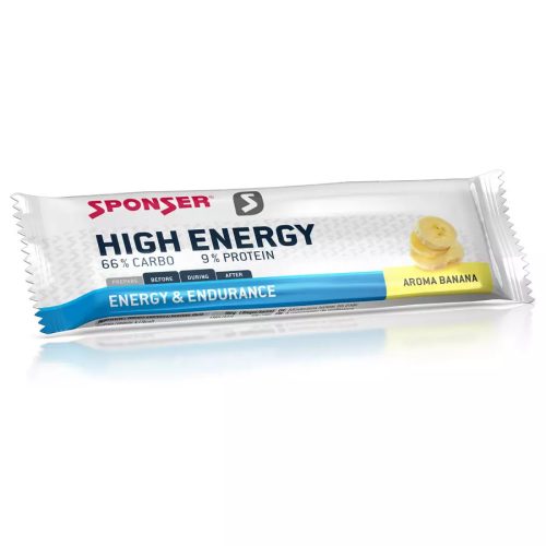 Sponser High Energy energia szelet, banán