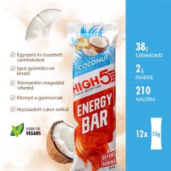 High5 Energy Bar – Kókusz 55g