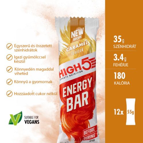 High5 Energy Bar – Karamell 55g