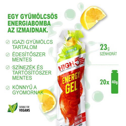 High5 Energy Gel – Citrus 40g