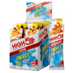   High5 Energy Gel Aqua Caffeine HIT Tropical 66g (100mg koffein)