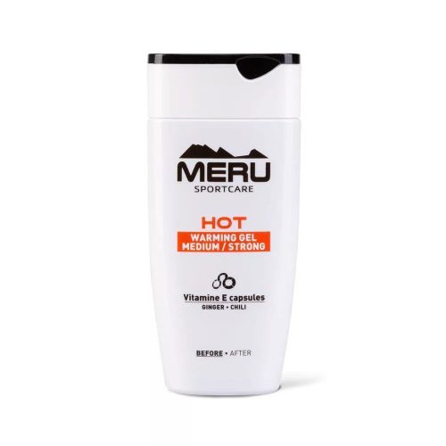 MERU HOT - Bemelegítő krém, sportkrém - erős - 150ml